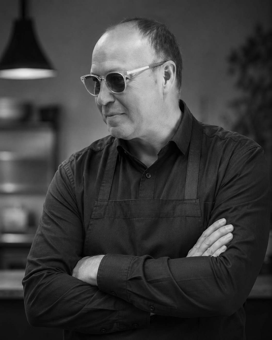 Retrato del chef Alfredo Zamorano