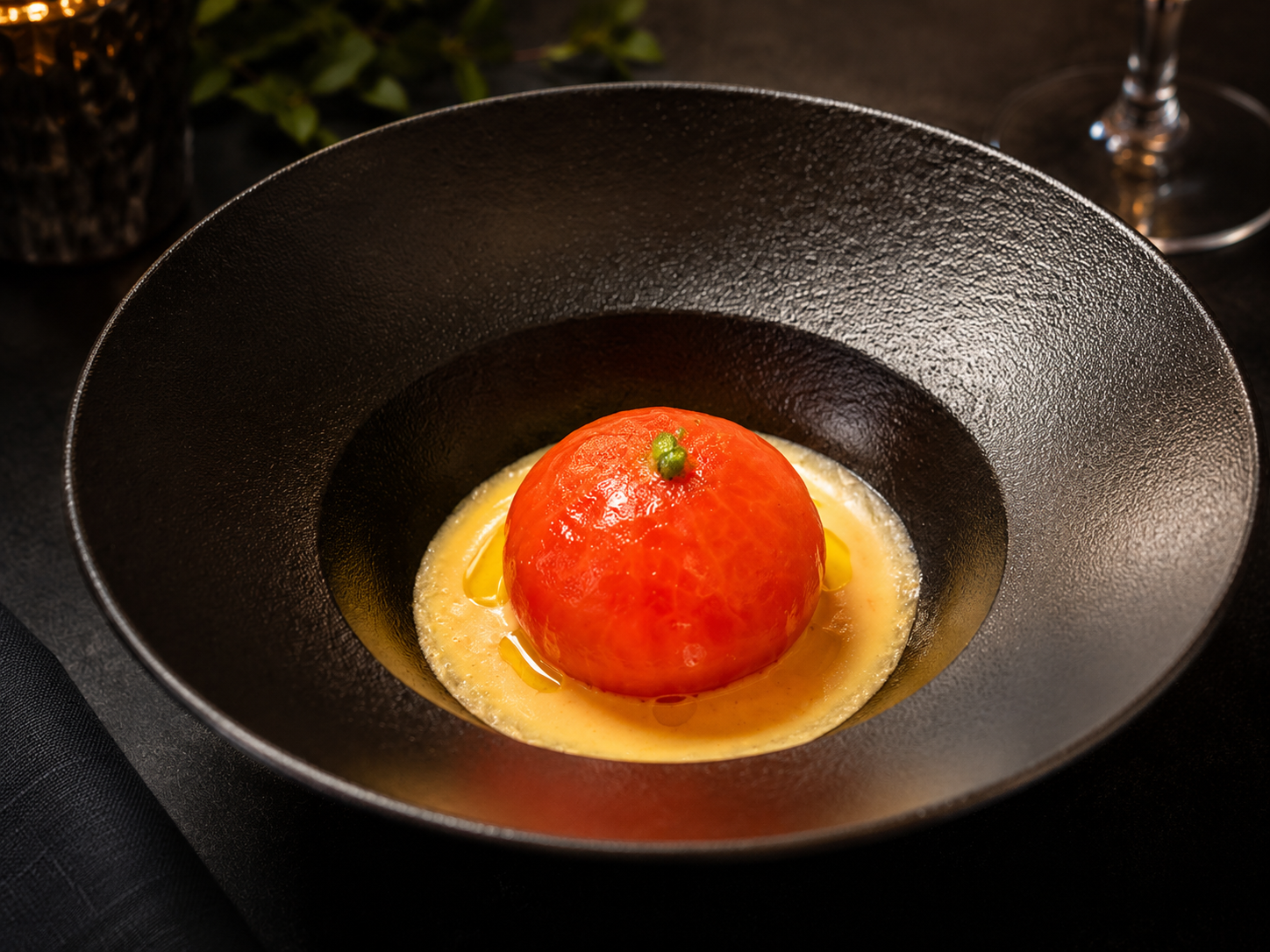 Tomate Relleno de Mousse de Ventresca